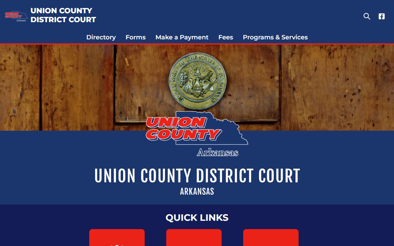 Union County District Court website