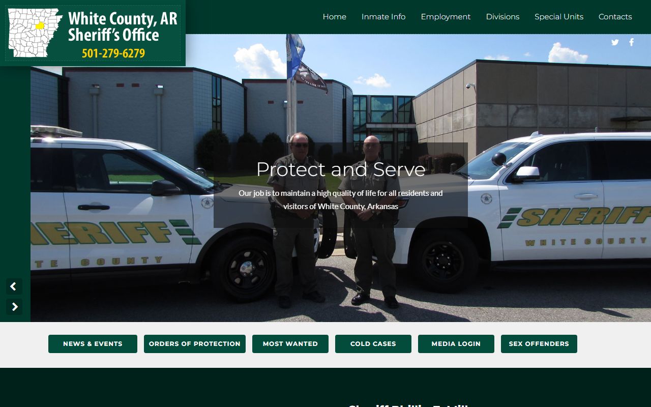 White County Sheriff's Office website